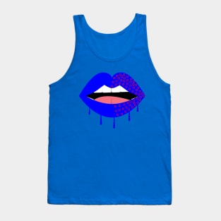 Drippy Fishman Donut Lips Tank Top